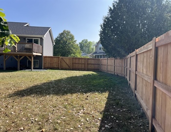 Installing 500 Feet of Custom Cedar Privacy Fencing in Eau Claire, WI
