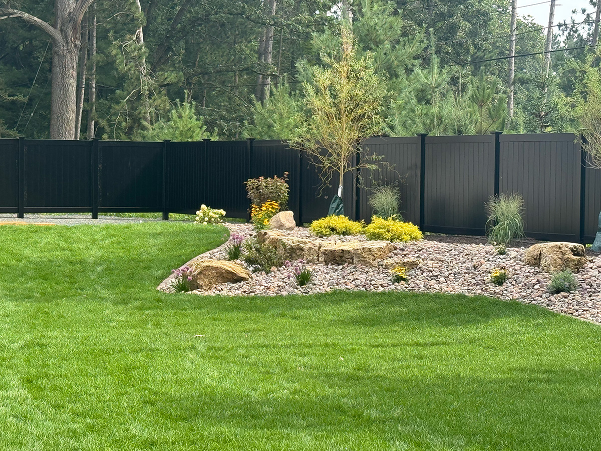 Fence installation example 2