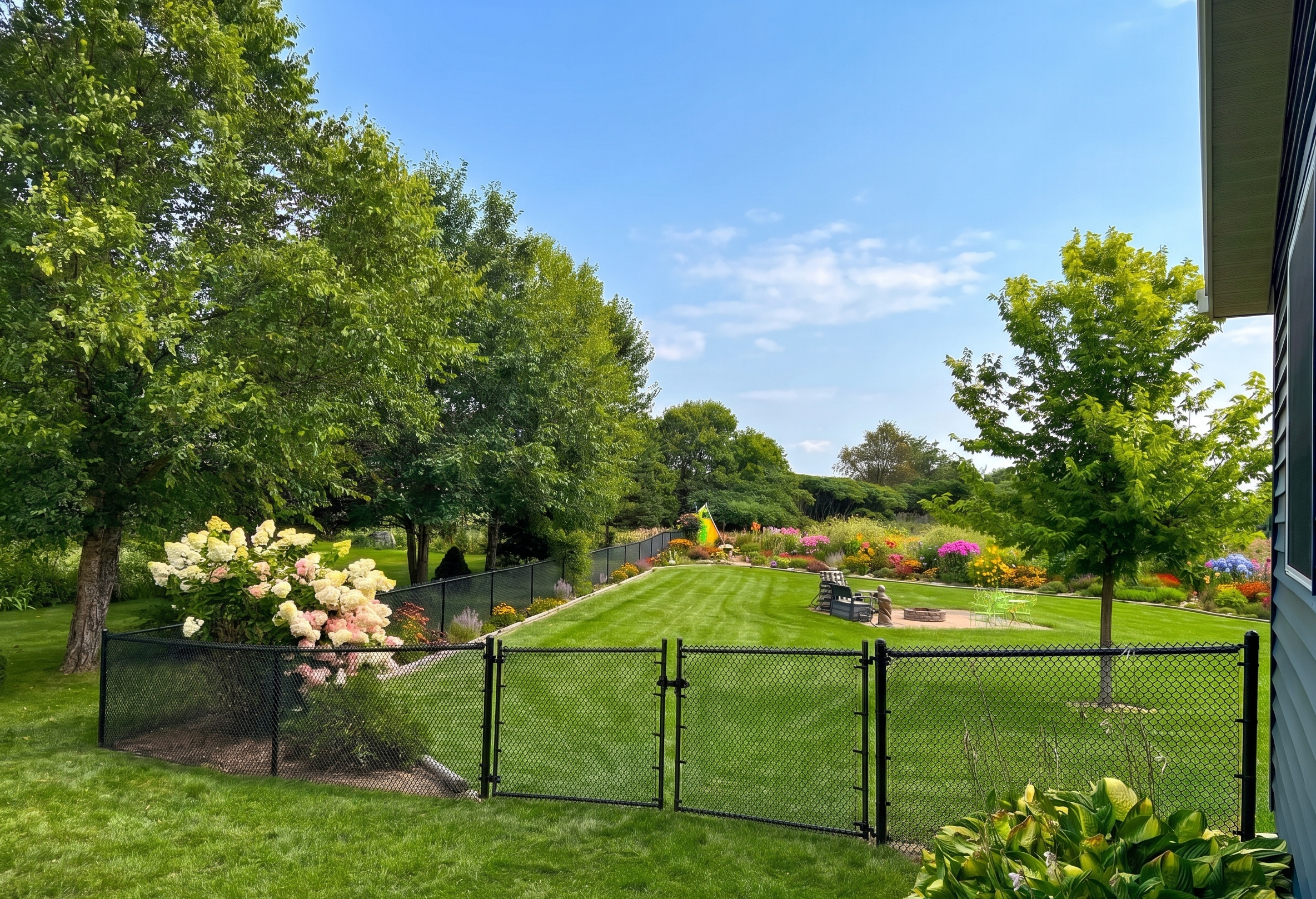 Fence installation example 4