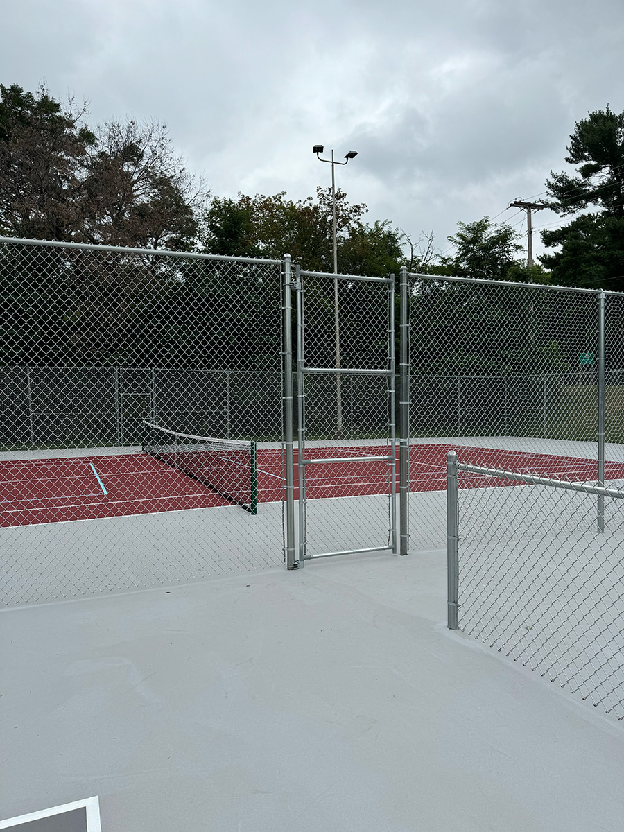 Fence installation example 2