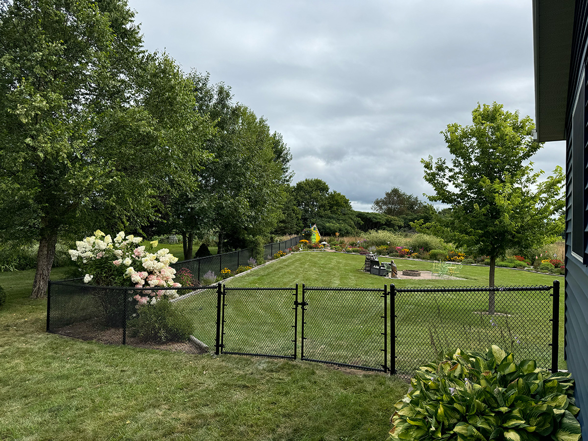 Fence installation example 3