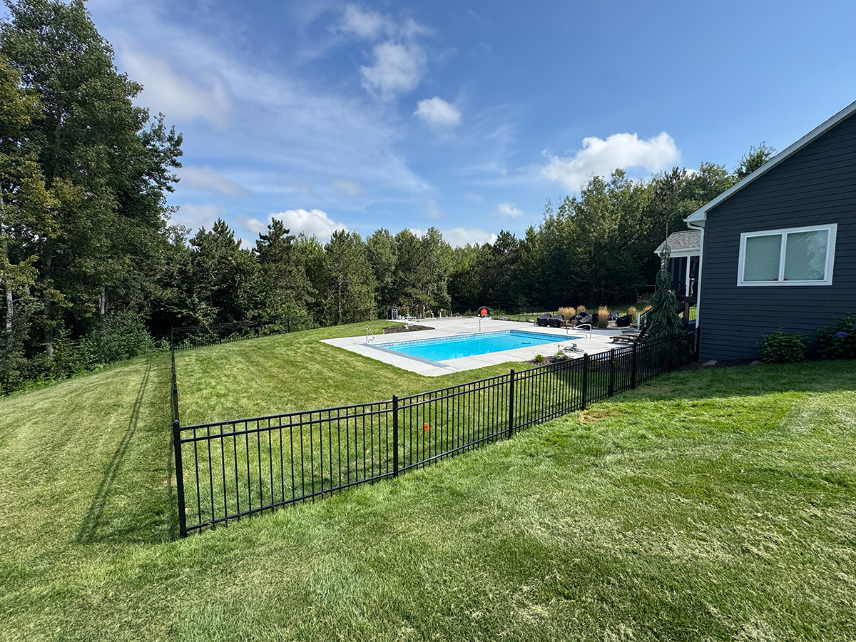 Fence installation example 2