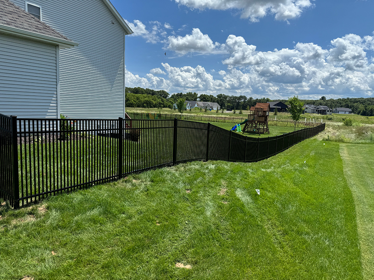 Fence installation example 3