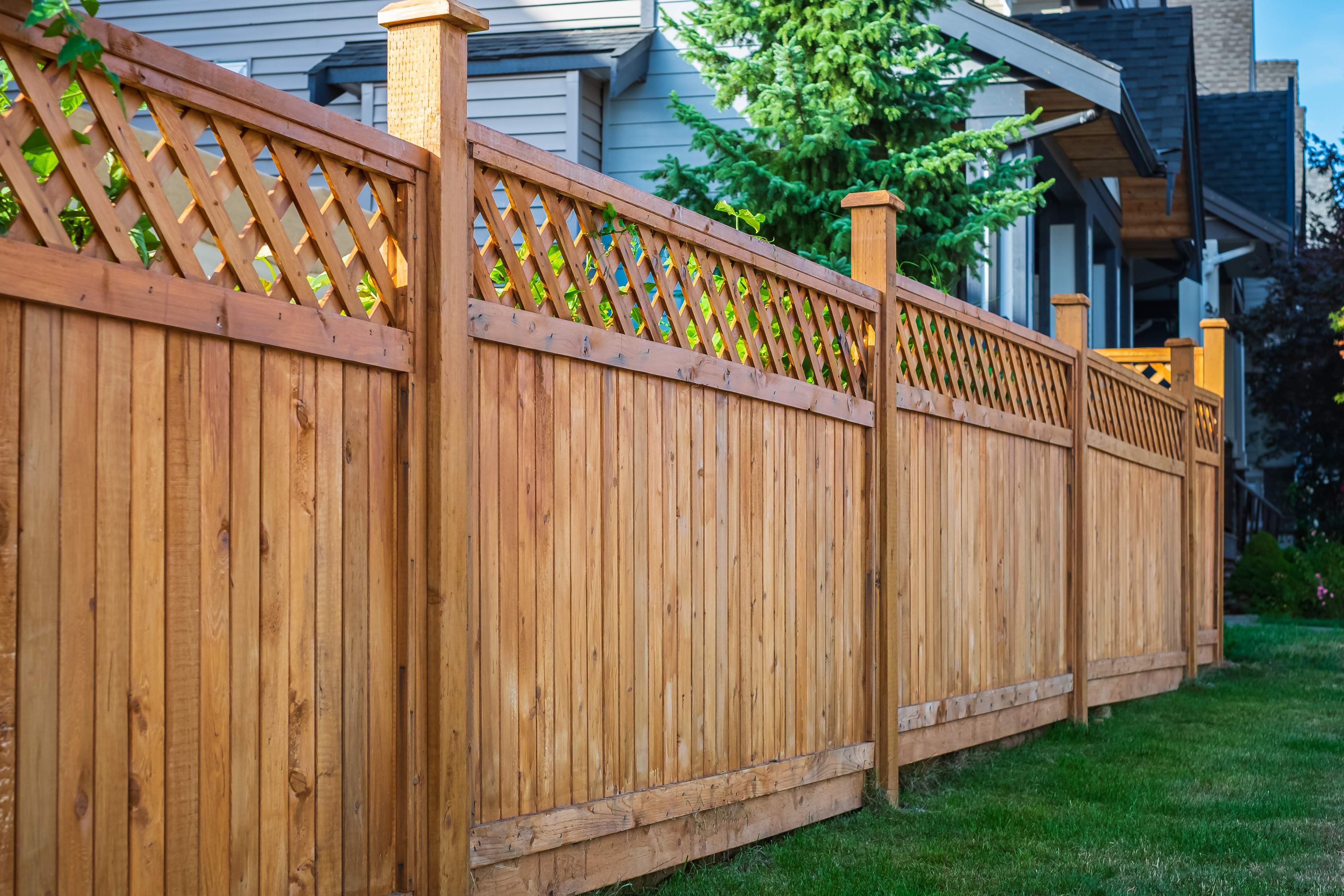 Wood fences