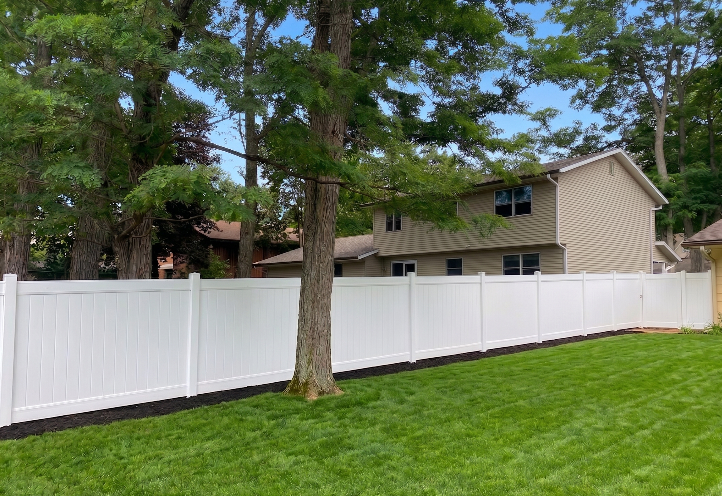 Fence installation example 2