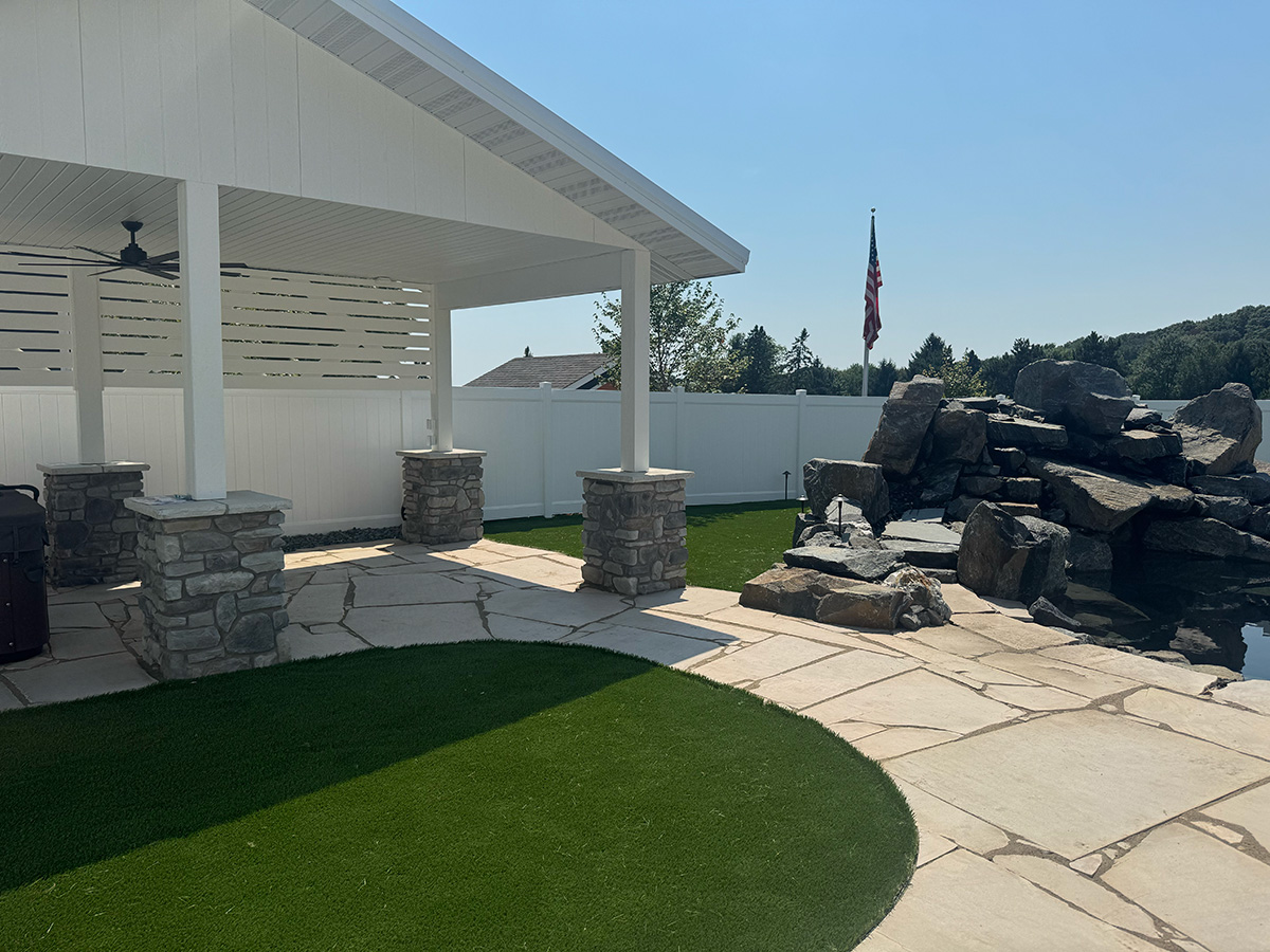 Fence installation example 2